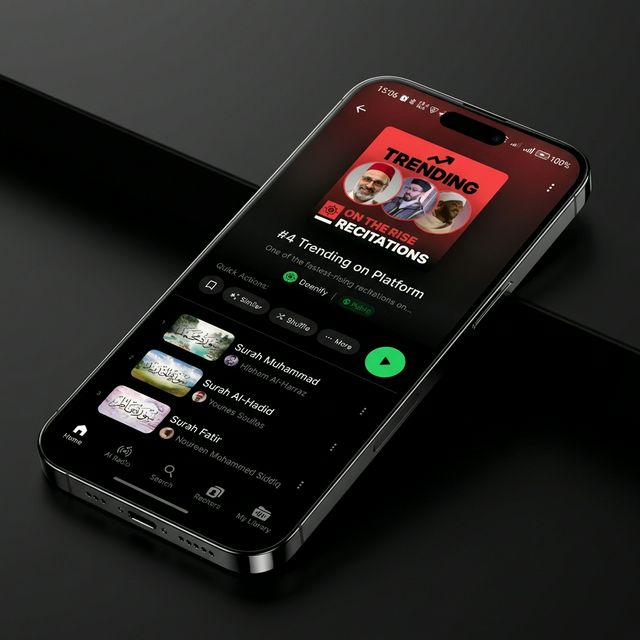 Deenify Player Mockup